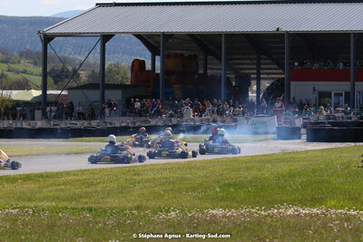 16 & 17/04/2022 : 3ème manche du Championnat du Sud 2022 au circuit d’Aigues-Vives (photos Stéphane Agnus) 2022 — karting