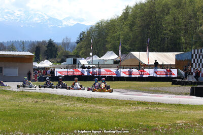 16 & 17/04/2022 : 3ème manche du Championnat du Sud 2022 au circuit d’Aigues-Vives (photos Stéphane Agnus) 2022 — karting