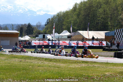 16 & 17/04/2022 : 3ème manche du Championnat du Sud 2022 au circuit d’Aigues-Vives (photos Stéphane Agnus) 2022 — karting