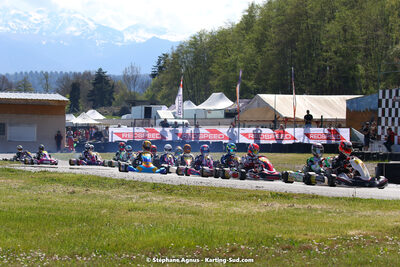 16 & 17/04/2022 : 3ème manche du Championnat du Sud 2022 au circuit d’Aigues-Vives (photos Stéphane Agnus) 2022 — karting