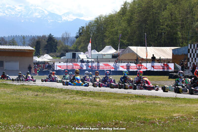 16 & 17/04/2022 : 3ème manche du Championnat du Sud 2022 au circuit d’Aigues-Vives (photos Stéphane Agnus) 2022 — karting