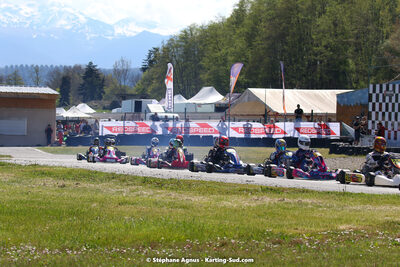 16 & 17/04/2022 : 3ème manche du Championnat du Sud 2022 au circuit d’Aigues-Vives (photos Stéphane Agnus) 2022 — karting