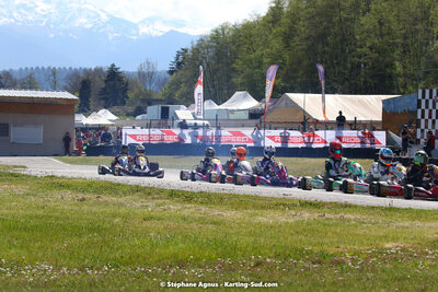 16 & 17/04/2022 : 3ème manche du Championnat du Sud 2022 au circuit d’Aigues-Vives (photos Stéphane Agnus) 2022 — karting