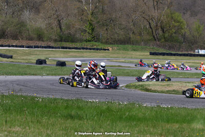 16 & 17/04/2022 : 3ème manche du Championnat du Sud 2022 au circuit d’Aigues-Vives (photos Stéphane Agnus) 2022 — karting
