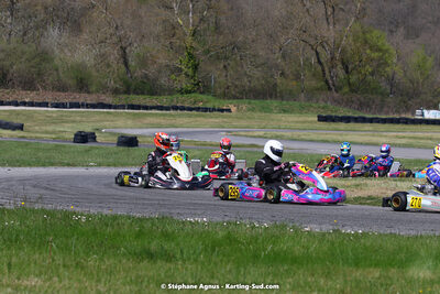 16 & 17/04/2022 : 3ème manche du Championnat du Sud 2022 au circuit d’Aigues-Vives (photos Stéphane Agnus) 2022 — karting