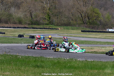 16 & 17/04/2022 : 3ème manche du Championnat du Sud 2022 au circuit d’Aigues-Vives (photos Stéphane Agnus) 2022 — karting