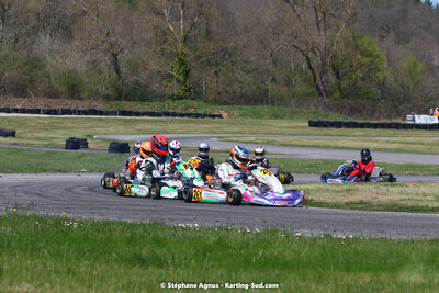 16 & 17/04/2022 : 3ème manche du Championnat du Sud 2022 au circuit d’Aigues-Vives (photos Stéphane Agnus) 2022 — karting