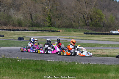 16 & 17/04/2022 : 3ème manche du Championnat du Sud 2022 au circuit d’Aigues-Vives (photos Stéphane Agnus) 2022 — karting