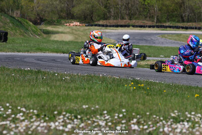16 & 17/04/2022 : 3ème manche du Championnat du Sud 2022 au circuit d’Aigues-Vives (photos Stéphane Agnus) 2022 — karting
