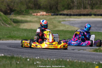 16 & 17/04/2022 : 3ème manche du Championnat du Sud 2022 au circuit d’Aigues-Vives (photos Stéphane Agnus) 2022 — karting