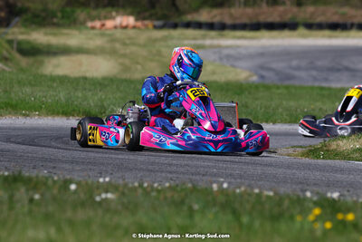 16 & 17/04/2022 : 3ème manche du Championnat du Sud 2022 au circuit d’Aigues-Vives (photos Stéphane Agnus) 2022 — karting