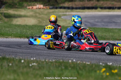 16 & 17/04/2022 : 3ème manche du Championnat du Sud 2022 au circuit d’Aigues-Vives (photos Stéphane Agnus) 2022 — karting