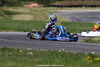 16 & 17/04/2022 : 3ème manche du Championnat du Sud 2022 au circuit d’Aigues-Vives (photos Stéphane Agnus) 2022 — karting
