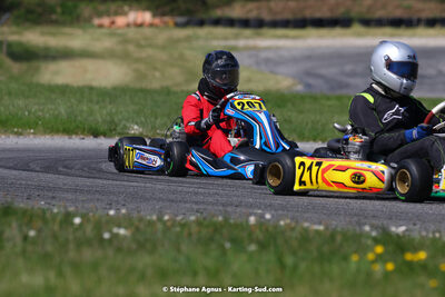16 & 17/04/2022 : 3ème manche du Championnat du Sud 2022 au circuit d’Aigues-Vives (photos Stéphane Agnus) 2022 — karting