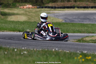 16 & 17/04/2022 : 3ème manche du Championnat du Sud 2022 au circuit d’Aigues-Vives (photos Stéphane Agnus) 2022 — karting