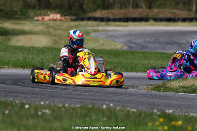 16 & 17/04/2022 : 3ème manche du Championnat du Sud 2022 au circuit d’Aigues-Vives (photos Stéphane Agnus) 2022 — karting