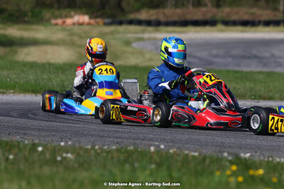 16 & 17/04/2022 : 3ème manche du Championnat du Sud 2022 au circuit d’Aigues-Vives (photos Stéphane Agnus) 2022 — karting