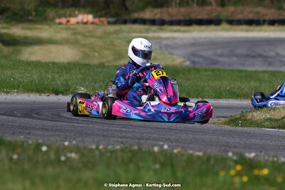 16 & 17/04/2022 : 3ème manche du Championnat du Sud 2022 au circuit d’Aigues-Vives (photos Stéphane Agnus) 2022 — karting
