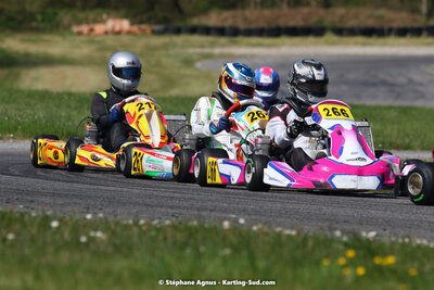16 & 17/04/2022 : 3ème manche du Championnat du Sud 2022 au circuit d’Aigues-Vives (photos Stéphane Agnus) 2022 — karting