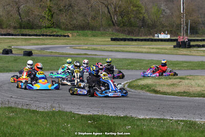 16 & 17/04/2022 : 3ème manche du Championnat du Sud 2022 au circuit d’Aigues-Vives (photos Stéphane Agnus) 2022 — karting