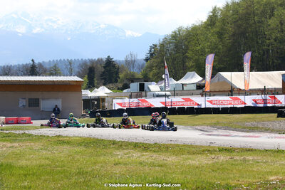 16 & 17/04/2022 : 3ème manche du Championnat du Sud 2022 au circuit d’Aigues-Vives (photos Stéphane Agnus) 2022 — karting