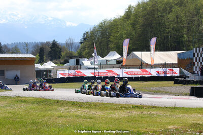 16 & 17/04/2022 : 3ème manche du Championnat du Sud 2022 au circuit d’Aigues-Vives (photos Stéphane Agnus) 2022 — karting