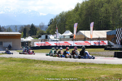 16 & 17/04/2022 : 3ème manche du Championnat du Sud 2022 au circuit d’Aigues-Vives (photos Stéphane Agnus) 2022 — karting