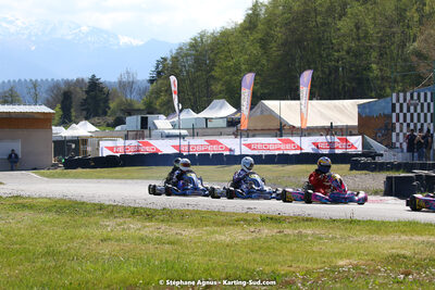 16 & 17/04/2022 : 3ème manche du Championnat du Sud 2022 au circuit d’Aigues-Vives (photos Stéphane Agnus) 2022 — karting