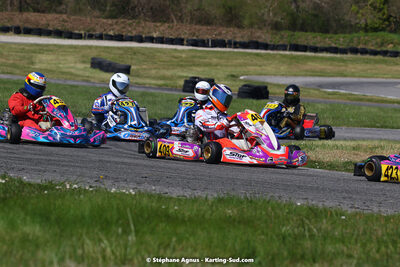 16 & 17/04/2022 : 3ème manche du Championnat du Sud 2022 au circuit d’Aigues-Vives (photos Stéphane Agnus) 2022 — karting