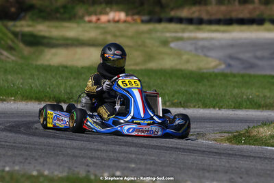 16 & 17/04/2022 : 3ème manche du Championnat du Sud 2022 au circuit d’Aigues-Vives (photos Stéphane Agnus) 2022 — karting