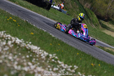 16 & 17/04/2022 : 3ème manche du Championnat du Sud 2022 au circuit d’Aigues-Vives (photos Stéphane Agnus) 2022 — karting