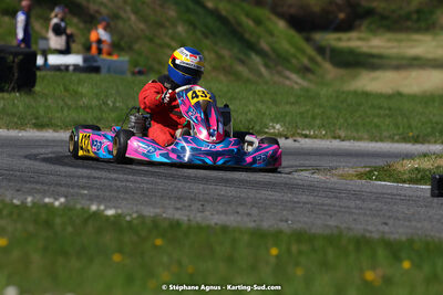 16 & 17/04/2022 : 3ème manche du Championnat du Sud 2022 au circuit d’Aigues-Vives (photos Stéphane Agnus) 2022 — karting