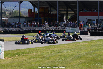 16 & 17/04/2022 : 3ème manche du Championnat du Sud 2022 au circuit d’Aigues-Vives (photos Stéphane Agnus) 2022 — karting