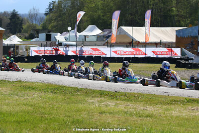16 & 17/04/2022 : 3ème manche du Championnat du Sud 2022 au circuit d’Aigues-Vives (photos Stéphane Agnus) 2022 — karting