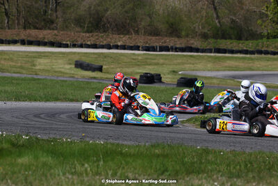 16 & 17/04/2022 : 3ème manche du Championnat du Sud 2022 au circuit d’Aigues-Vives (photos Stéphane Agnus) 2022 — karting