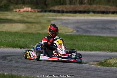 16 & 17/04/2022 : 3ème manche du Championnat du Sud 2022 au circuit d’Aigues-Vives (photos Stéphane Agnus) 2022 — karting