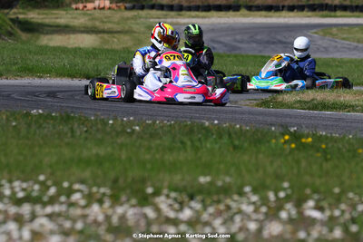 16 & 17/04/2022 : 3ème manche du Championnat du Sud 2022 au circuit d’Aigues-Vives (photos Stéphane Agnus) 2022 — karting