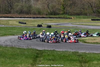 16 & 17/04/2022 : 3ème manche du Championnat du Sud 2022 au circuit d’Aigues-Vives (photos Stéphane Agnus) 2022 — karting