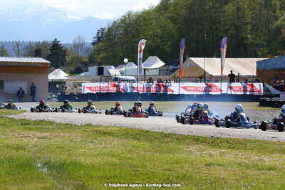 16 & 17/04/2022 : 3ème manche du Championnat du Sud 2022 au circuit d’Aigues-Vives (photos Stéphane Agnus) 2022 — karting