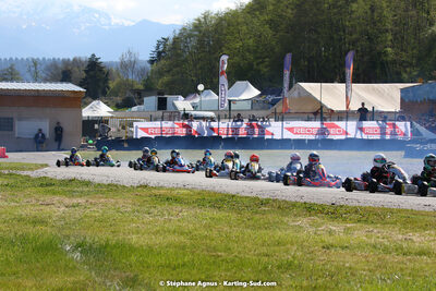 16 & 17/04/2022 : 3ème manche du Championnat du Sud 2022 au circuit d’Aigues-Vives (photos Stéphane Agnus) 2022 — karting