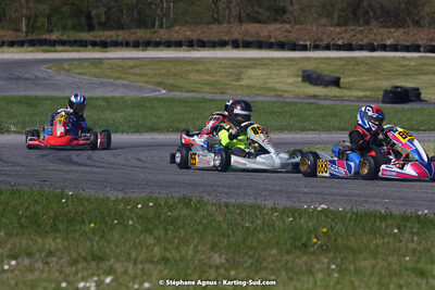 16 & 17/04/2022 : 3ème manche du Championnat du Sud 2022 au circuit d’Aigues-Vives (photos Stéphane Agnus) 2022 — karting