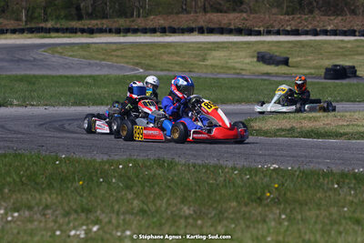 16 & 17/04/2022 : 3ème manche du Championnat du Sud 2022 au circuit d’Aigues-Vives (photos Stéphane Agnus) 2022 — karting