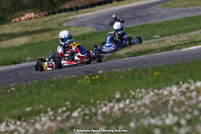 16 & 17/04/2022 : 3ème manche du Championnat du Sud 2022 au circuit d’Aigues-Vives (photos Stéphane Agnus) 2022 — karting