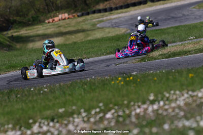 16 & 17/04/2022 : 3ème manche du Championnat du Sud 2022 au circuit d’Aigues-Vives (photos Stéphane Agnus) 2022 — karting