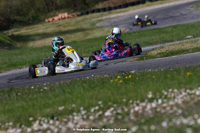 16 & 17/04/2022 : 3ème manche du Championnat du Sud 2022 au circuit d’Aigues-Vives (photos Stéphane Agnus) 2022 — karting