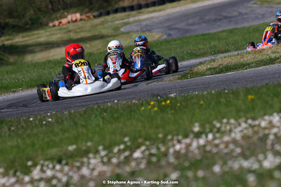 16 & 17/04/2022 : 3ème manche du Championnat du Sud 2022 au circuit d’Aigues-Vives (photos Stéphane Agnus) 2022 — karting