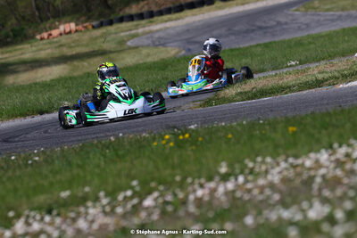 16 & 17/04/2022 : 3ème manche du Championnat du Sud 2022 au circuit d’Aigues-Vives (photos Stéphane Agnus) 2022 — karting