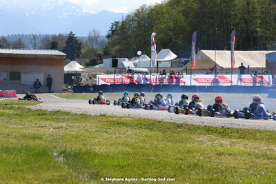 16 & 17/04/2022 : 3ème manche du Championnat du Sud 2022 au circuit d’Aigues-Vives (photos Stéphane Agnus) 2022 — karting