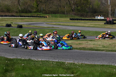 16 & 17/04/2022 : 3ème manche du Championnat du Sud 2022 au circuit d’Aigues-Vives (photos Stéphane Agnus) 2022 — karting