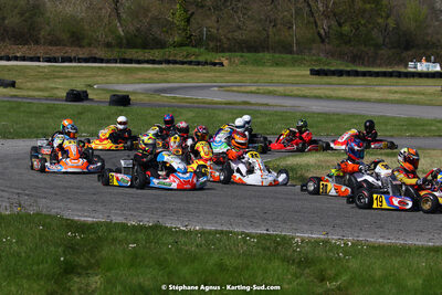 16 & 17/04/2022 : 3ème manche du Championnat du Sud 2022 au circuit d’Aigues-Vives (photos Stéphane Agnus) 2022 — karting